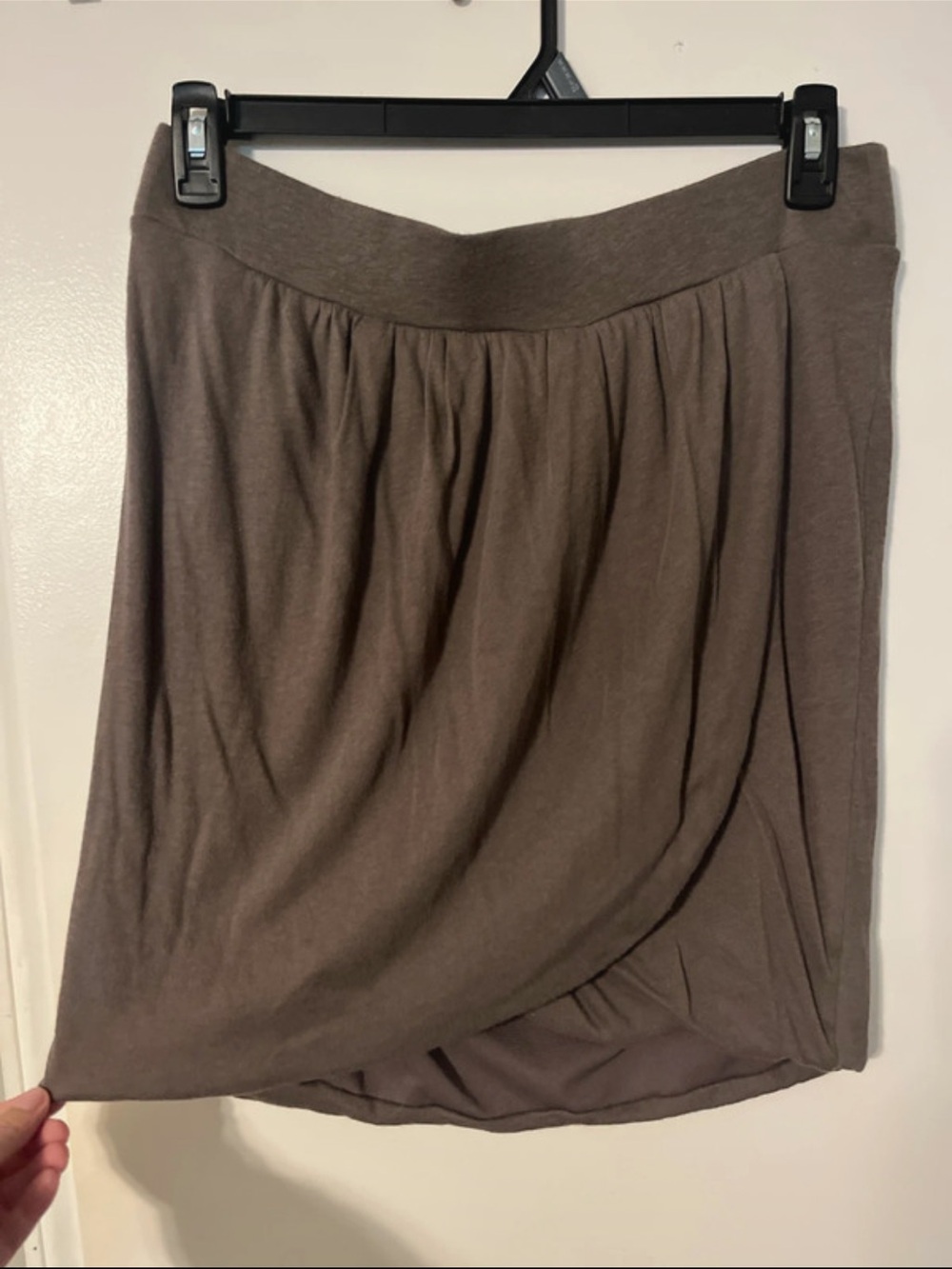 Old Navy Brown Asymmetrical Tulip Skirt